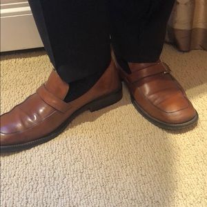 Men’s gold tone Bruno Magli loafer 9.5W